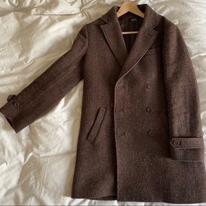 A.P.C. Harris Tweed Overcoat